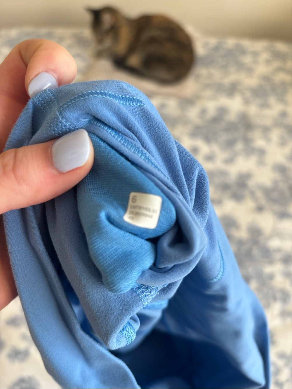 lululemon align high rise short in pool party blue 4” - Picture 4 of 4